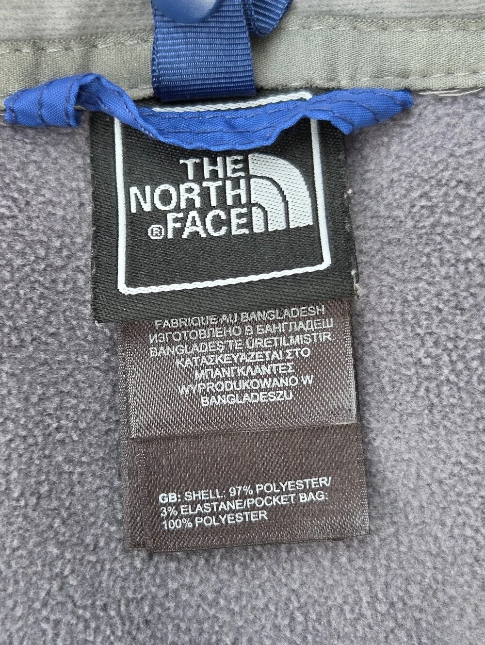 The North Face Apex Elevation Softshell Jacket Zip Coat Blue Mens Size Medium